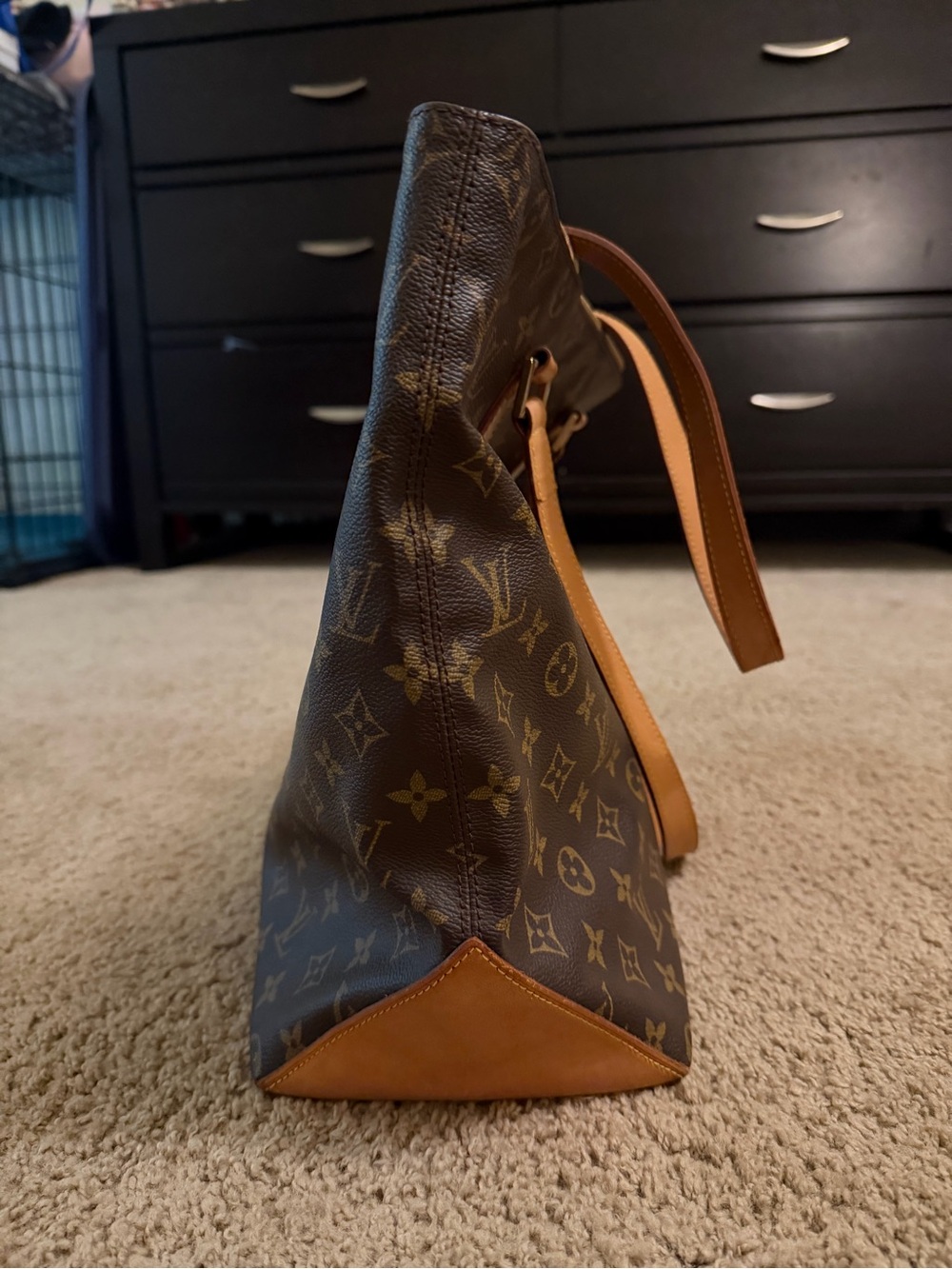 Louis Vuitton Monogram Cabas Mezzo Shoulder Tote - Picture 6 of 17